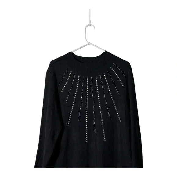 2024. VINTAGE HAILEY LYNN LONG SLEEVE STUDDED SWEATER DRESS‎ SIZE X-LARGE - Picture 2 of 7